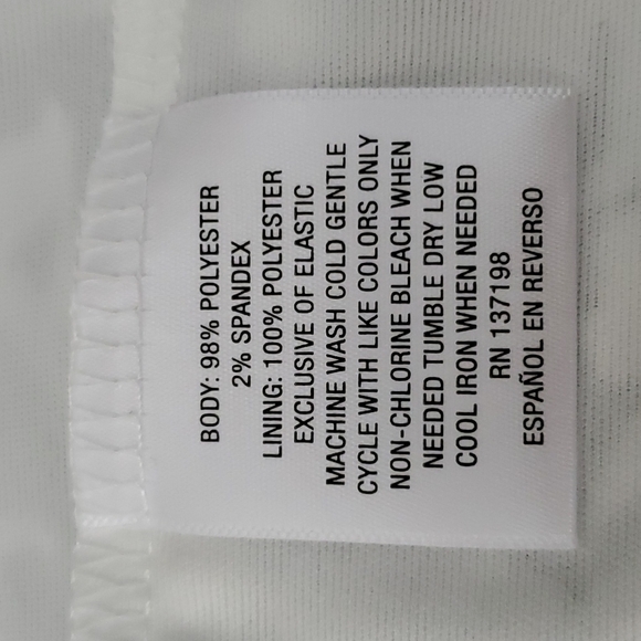 🆕️ Thalia ♡ Sodi White Ruffle Floral Lace Overlay Strapless Dress SIZE: L - Picture 10 of 12